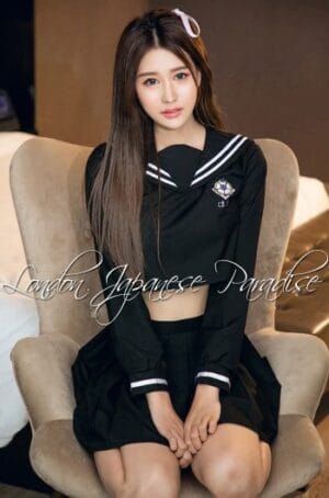 VImiko Asian Escort in Oxford Street in school uniform