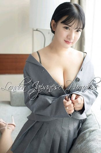 Lianna Chinese Green Park Escort in a long grey dress