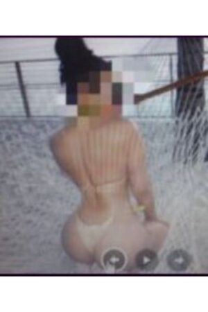 Peterborough escort wearing a cream thong