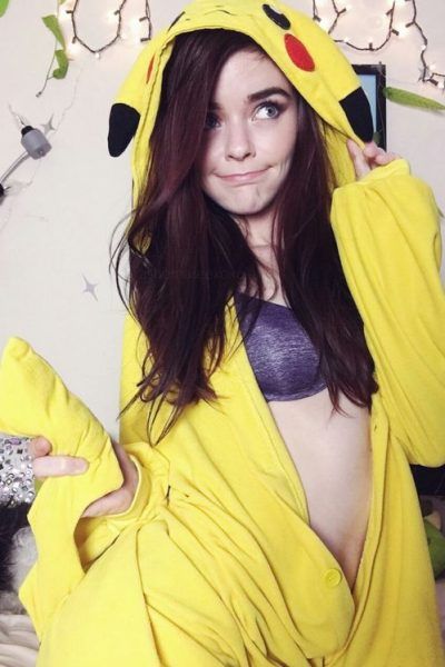 young sexy Manchester escort in a pikachu outfit