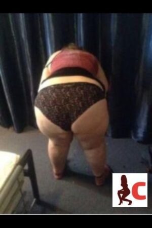 full bodied Wrexham escort bending over in undies