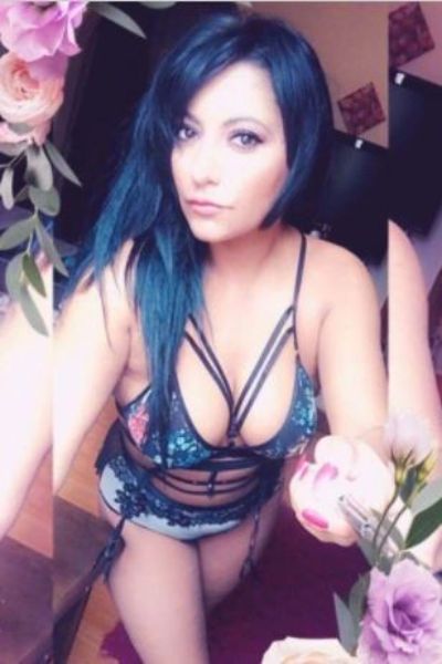 sexy lingerie on Halifax escort with black hair