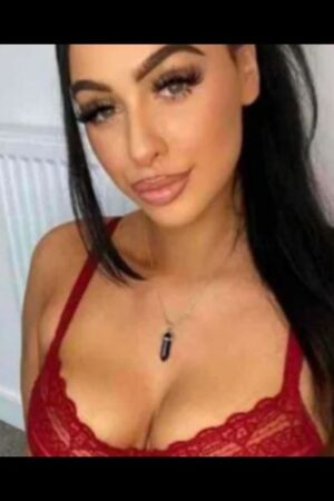 gorgeous Southampton escort in a red bra