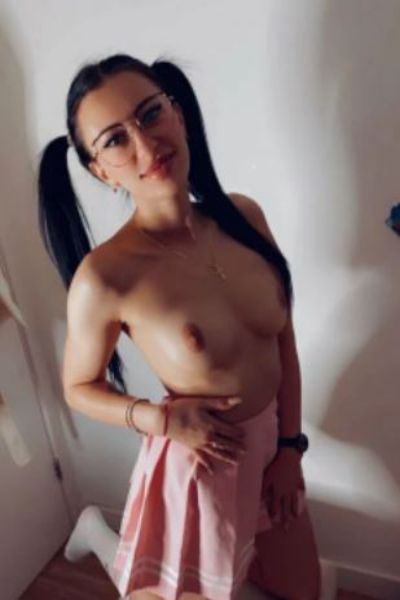 topless Swindon companion wearing glasses