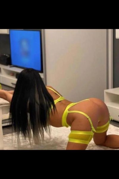 Walsall escort in hot yellow sexy undies bent over