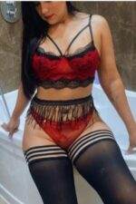 Young Reading escort in frilly lingerie