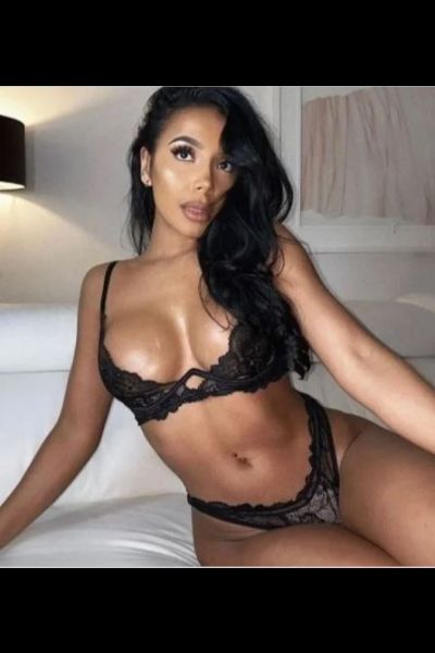 Tanned Warrington companion posing in high class lingerie