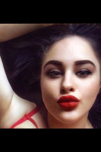 Independent Wigan escort wearing red lipstick