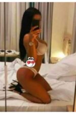 selfie of fine Belfast escort in white underwear