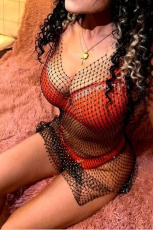 Huddersfield escort in fishnet lingerie