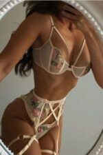 close up of Sussex escorts sexy body