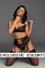 Surrey escort in black lace