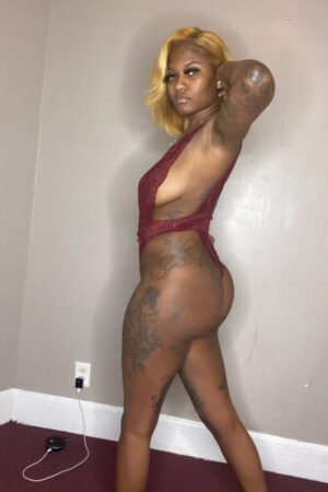 blonde haired ebony Birmingham escort