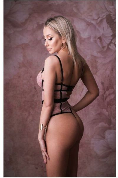 Hot Blonde Leicester Escort in lingerie