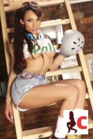 Byanka Thelles TS in a roleplay outfit