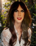 Claire TV escort in a white shirt