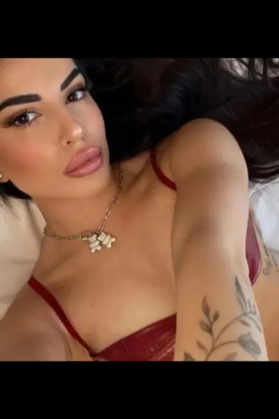 Brazilian Escort in red bra