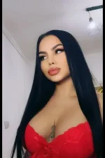 Latina Escort in a red bra